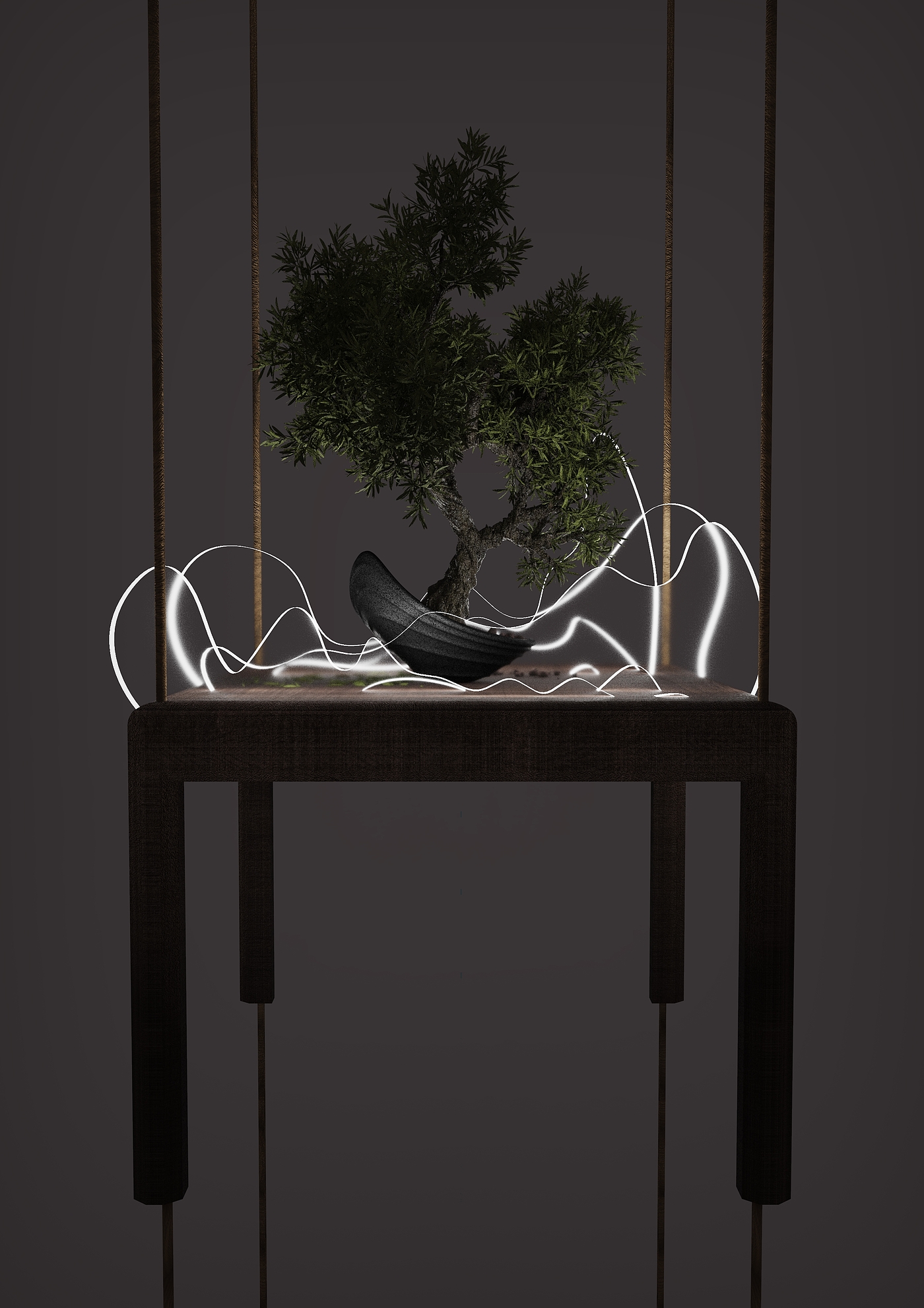lamp，Original design，Render，Atmosphere sense，tradition，furniture，