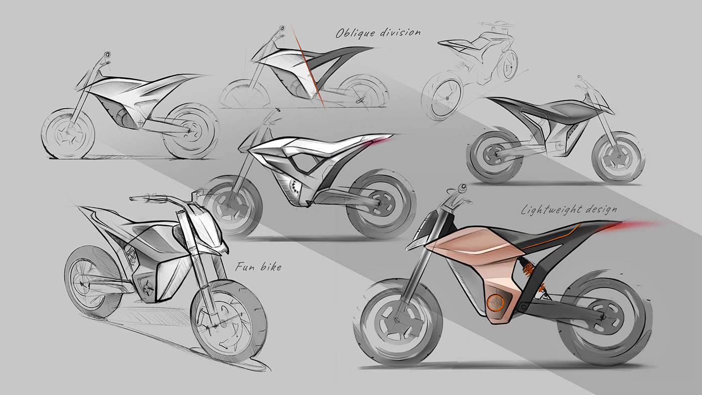 Bicycle，vehicle，bike，Design，fun，supermoto，Electric motorcycle，