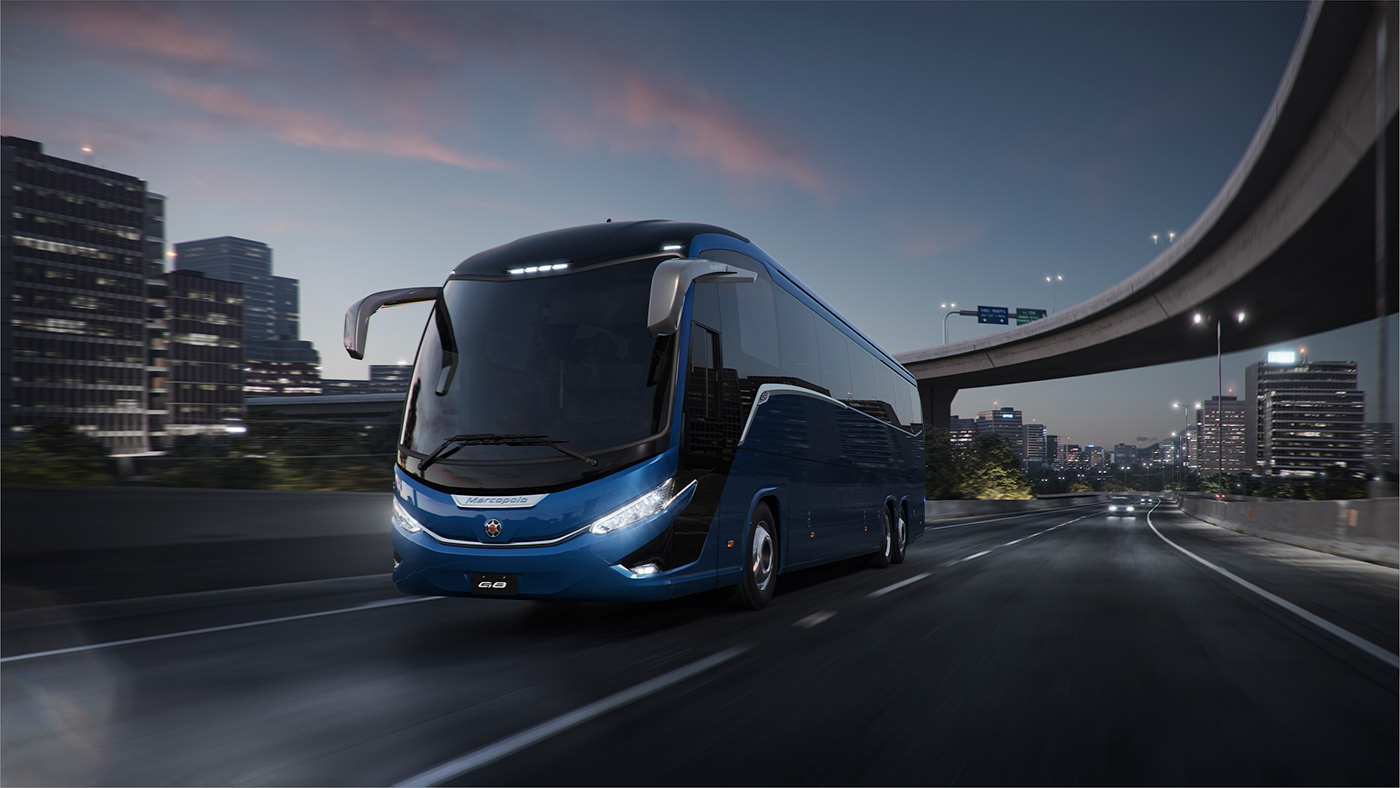 bus，automobile，3d，animation，bus，cgi，MOTION，