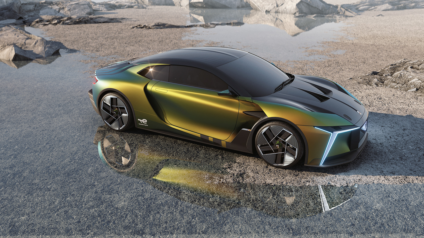 automobile，concept，ds design，Electric，electric energy，Design，
