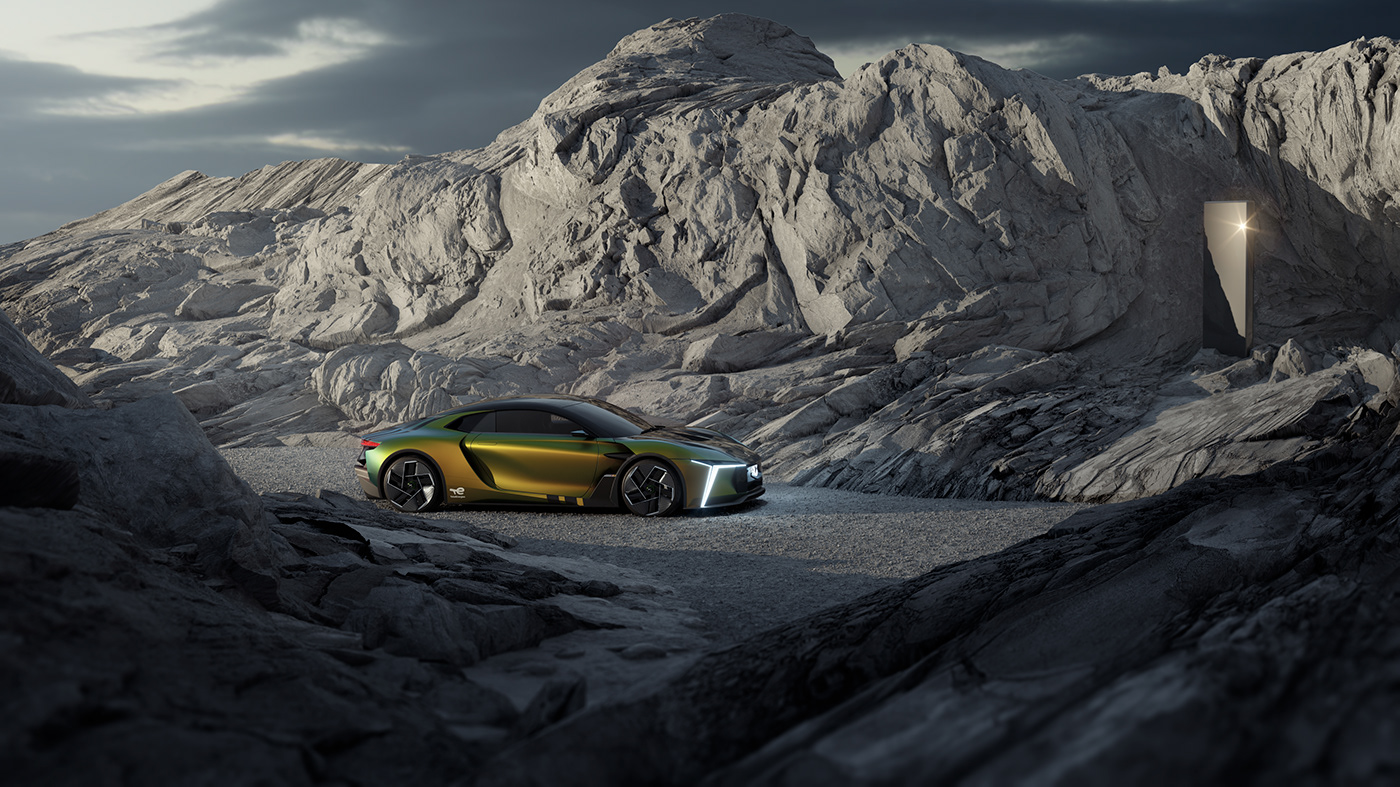 automobile，concept，ds design，Electric，electric energy，Design，