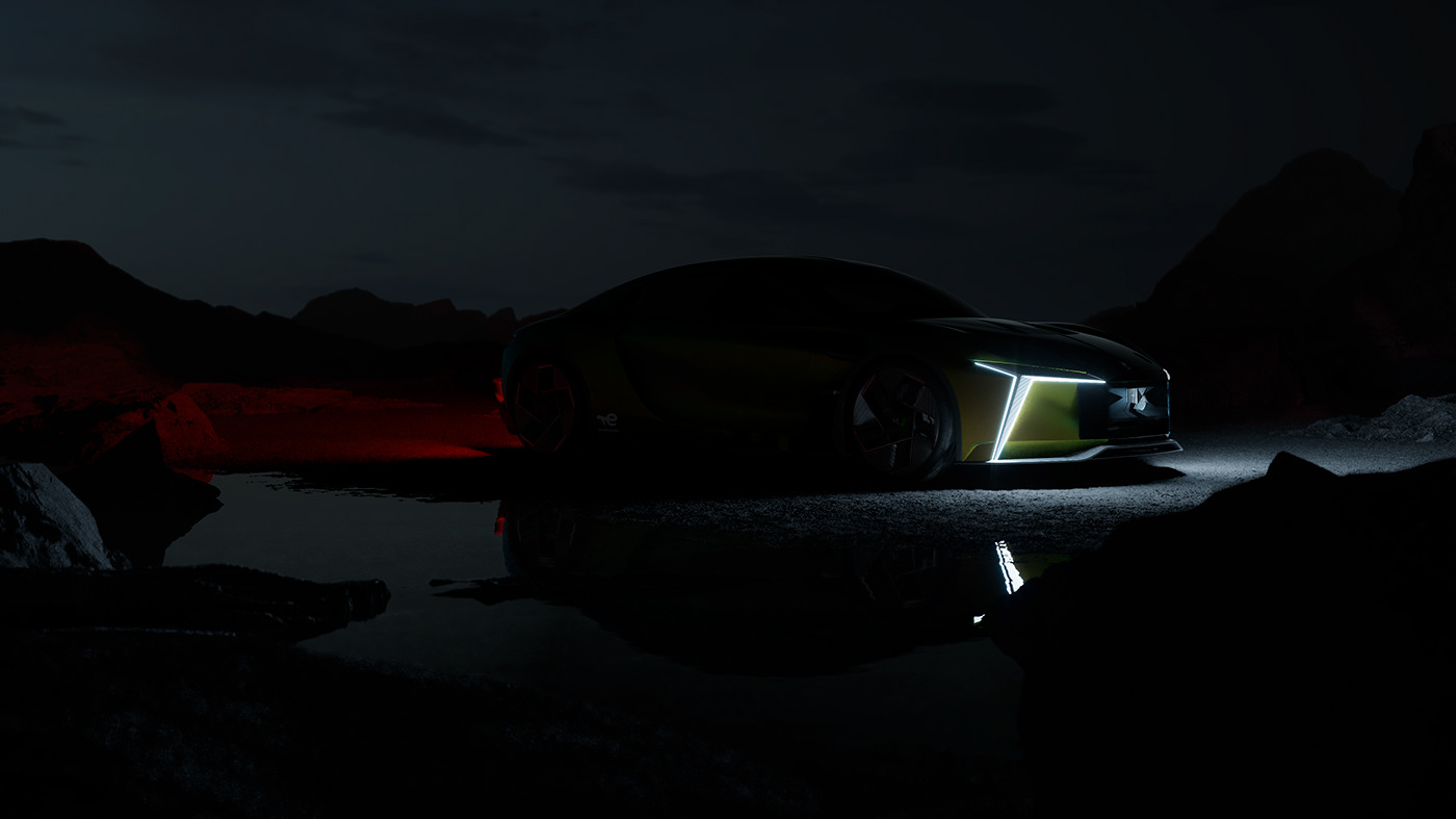 automobile，concept，ds design，Electric，electric energy，Design，