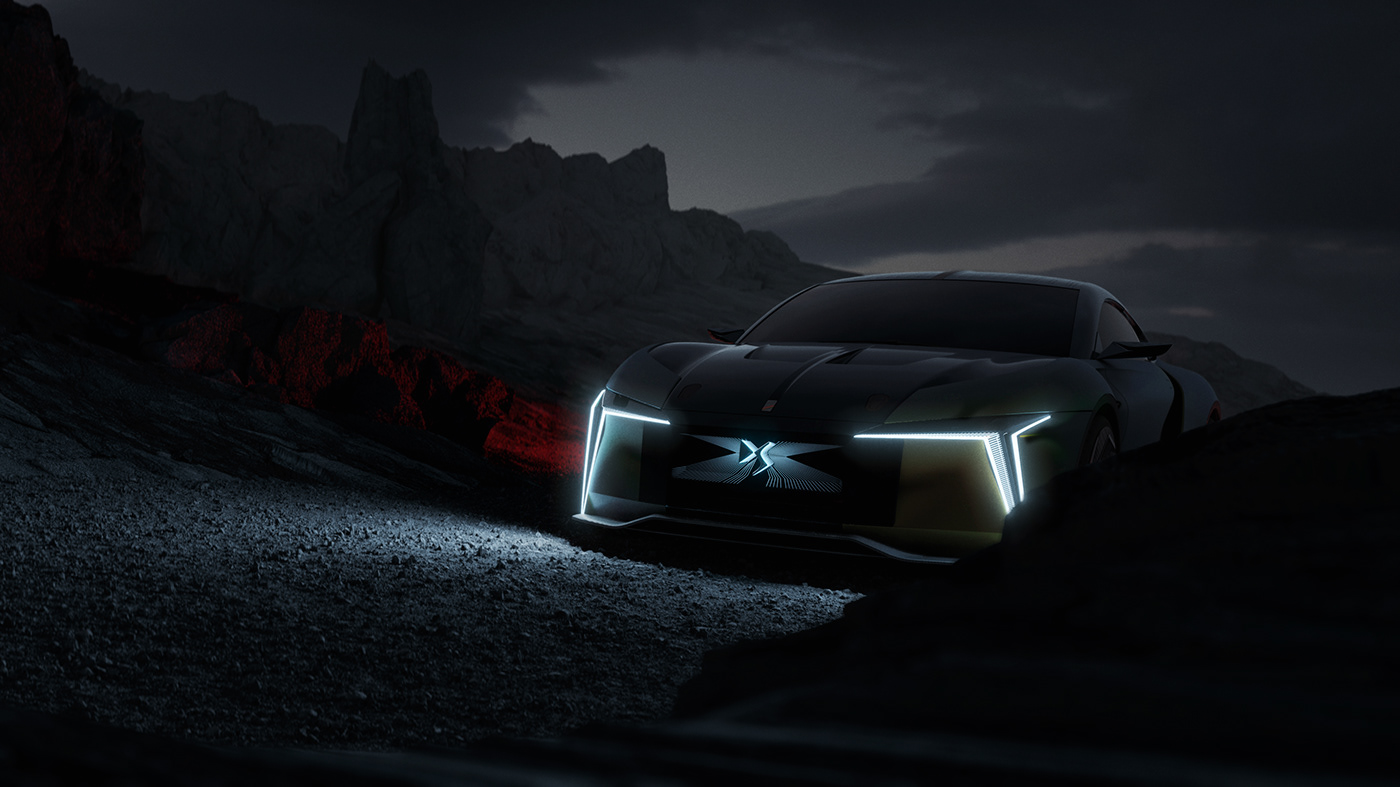 automobile，concept，ds design，Electric，electric energy，Design，