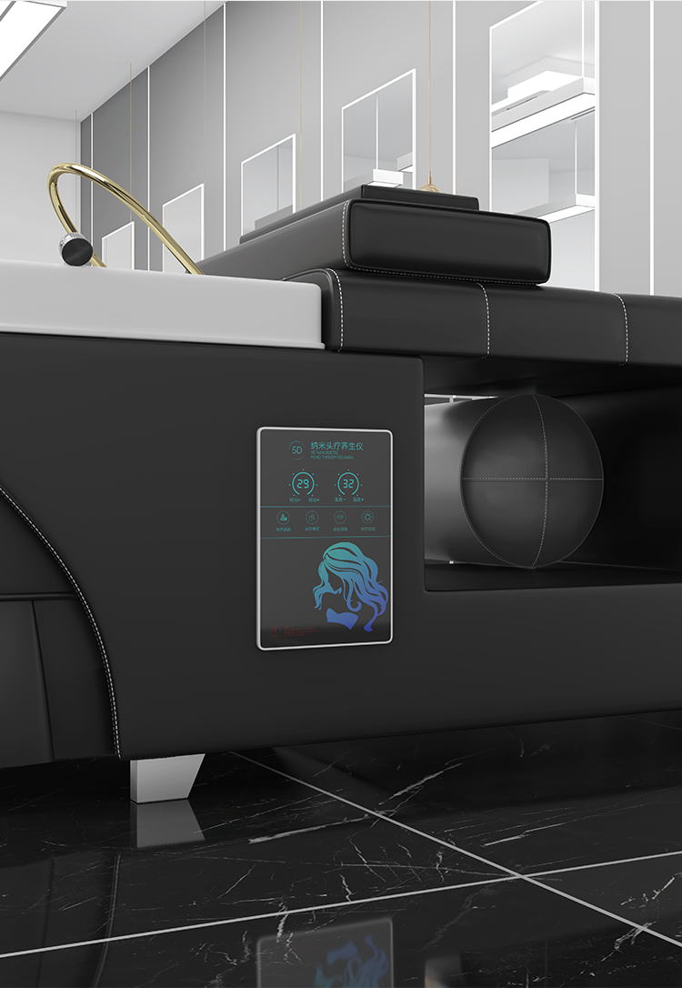 Shampoo bed，Detail page，3D rendering，