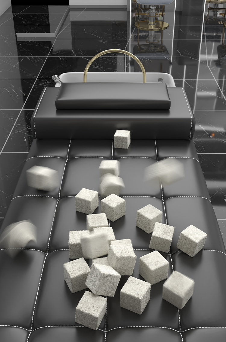 Shampoo bed，Detail page，3D rendering，