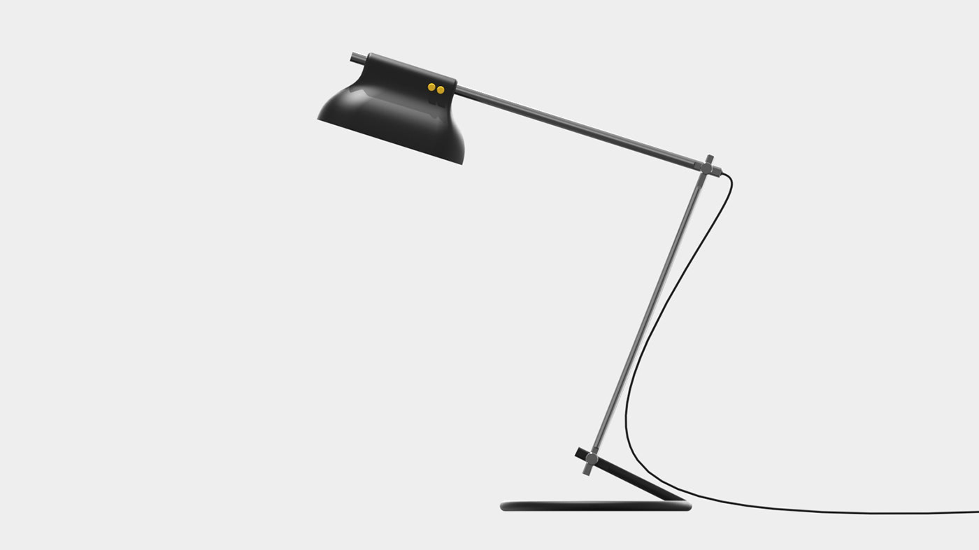 Desk lamp，Simplicity，Metal，