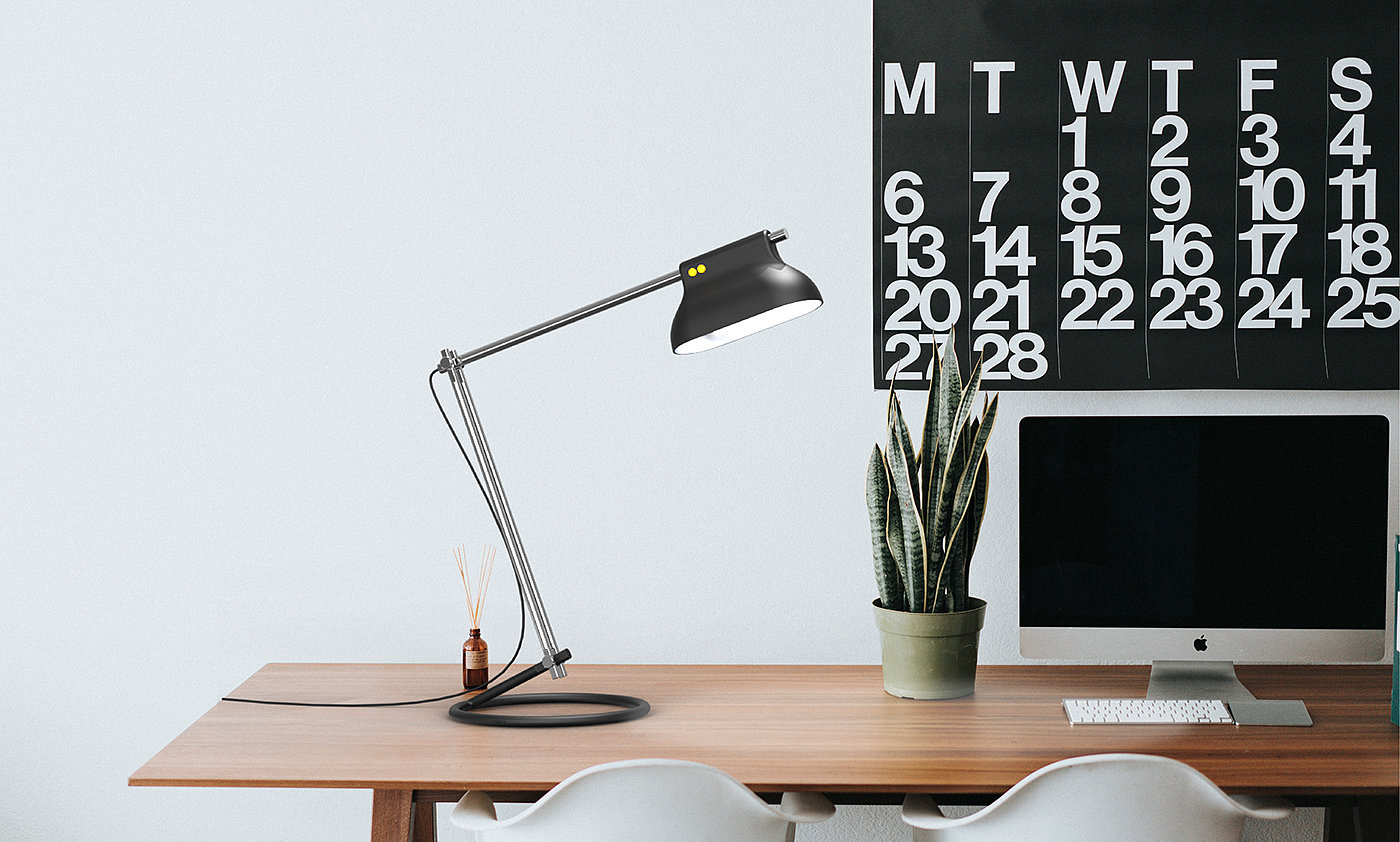 Desk lamp，Simplicity，Metal，