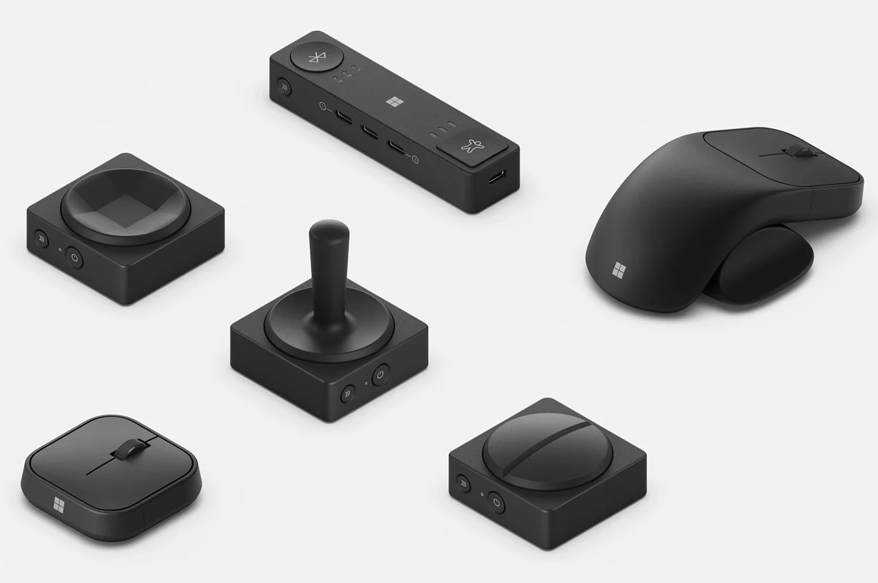 mouse，keyboard，Button，Digital accessories，Disabled，Microsoft，Caring design，