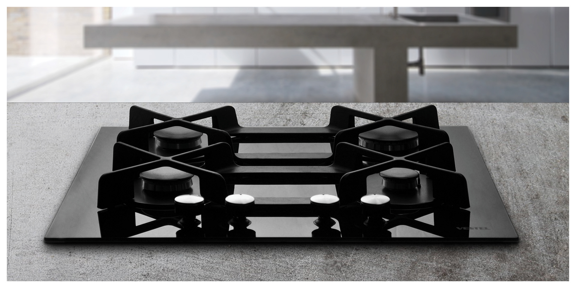 Gas stove，Kitchen appliances，concept，