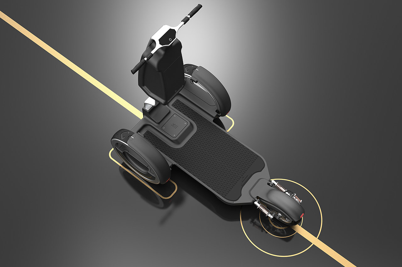 Scooter，Electric，fashion，Round，