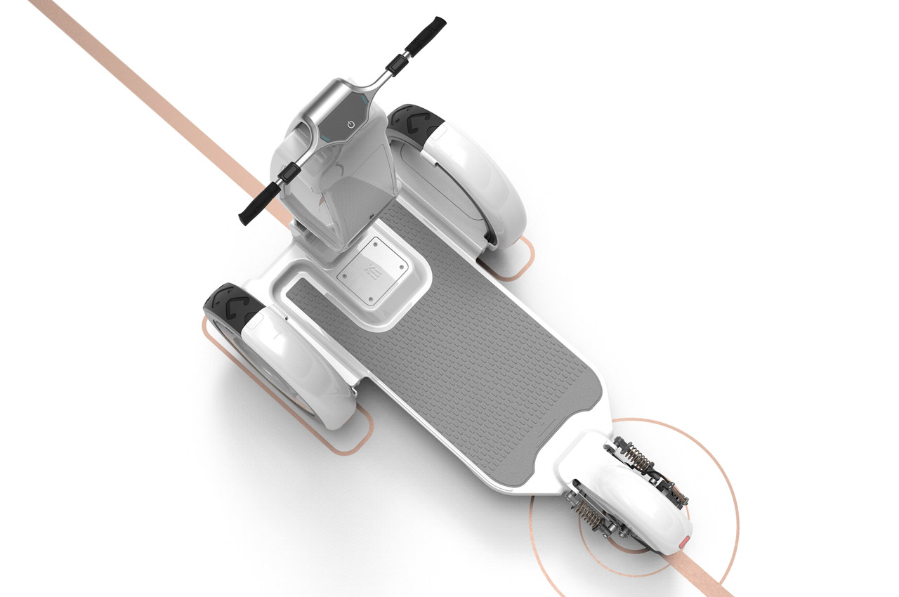 Scooter，Electric，fashion，Round，