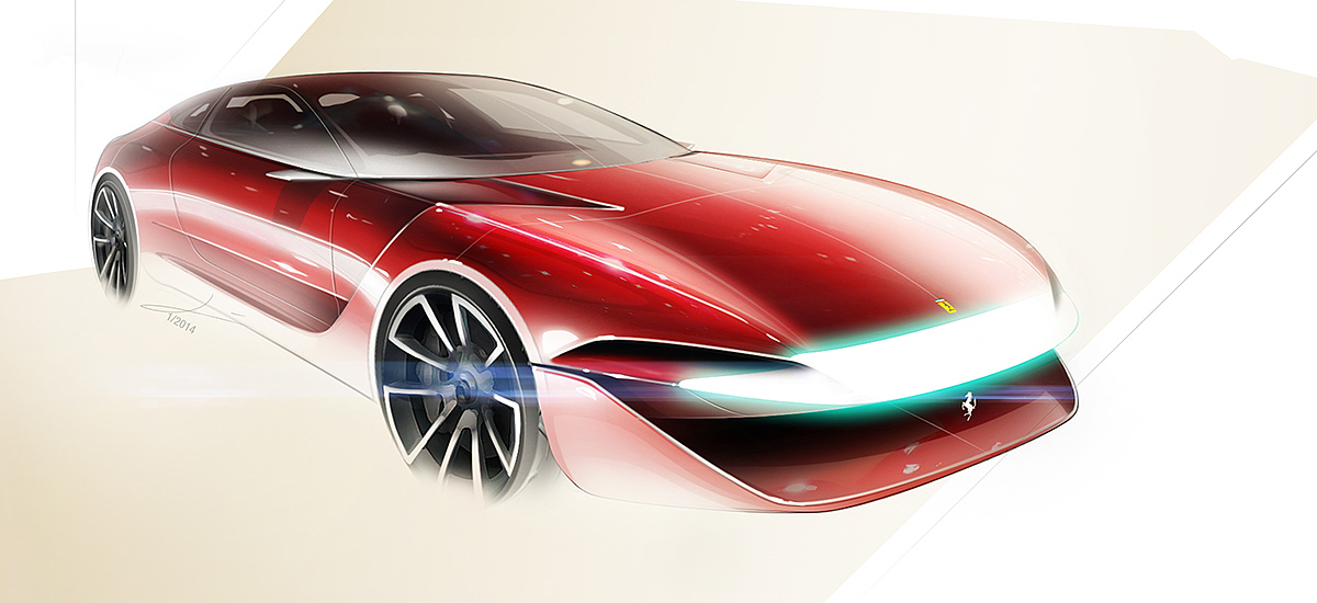 Hand drawn，automobile，vehicle，product design，
