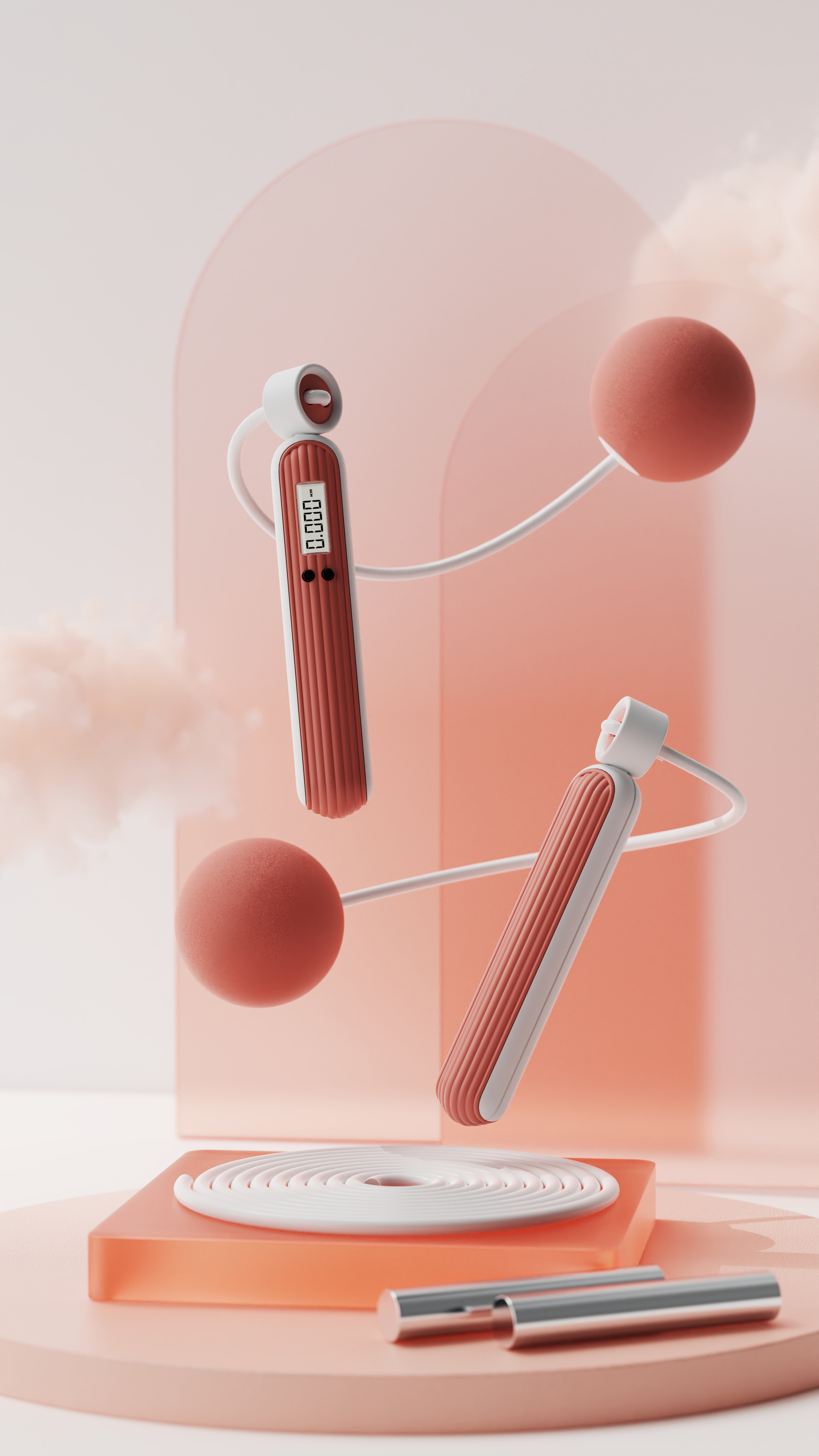 skipping rope，Cordless rope skipping，Bodybuilding，motion，reduce weight，