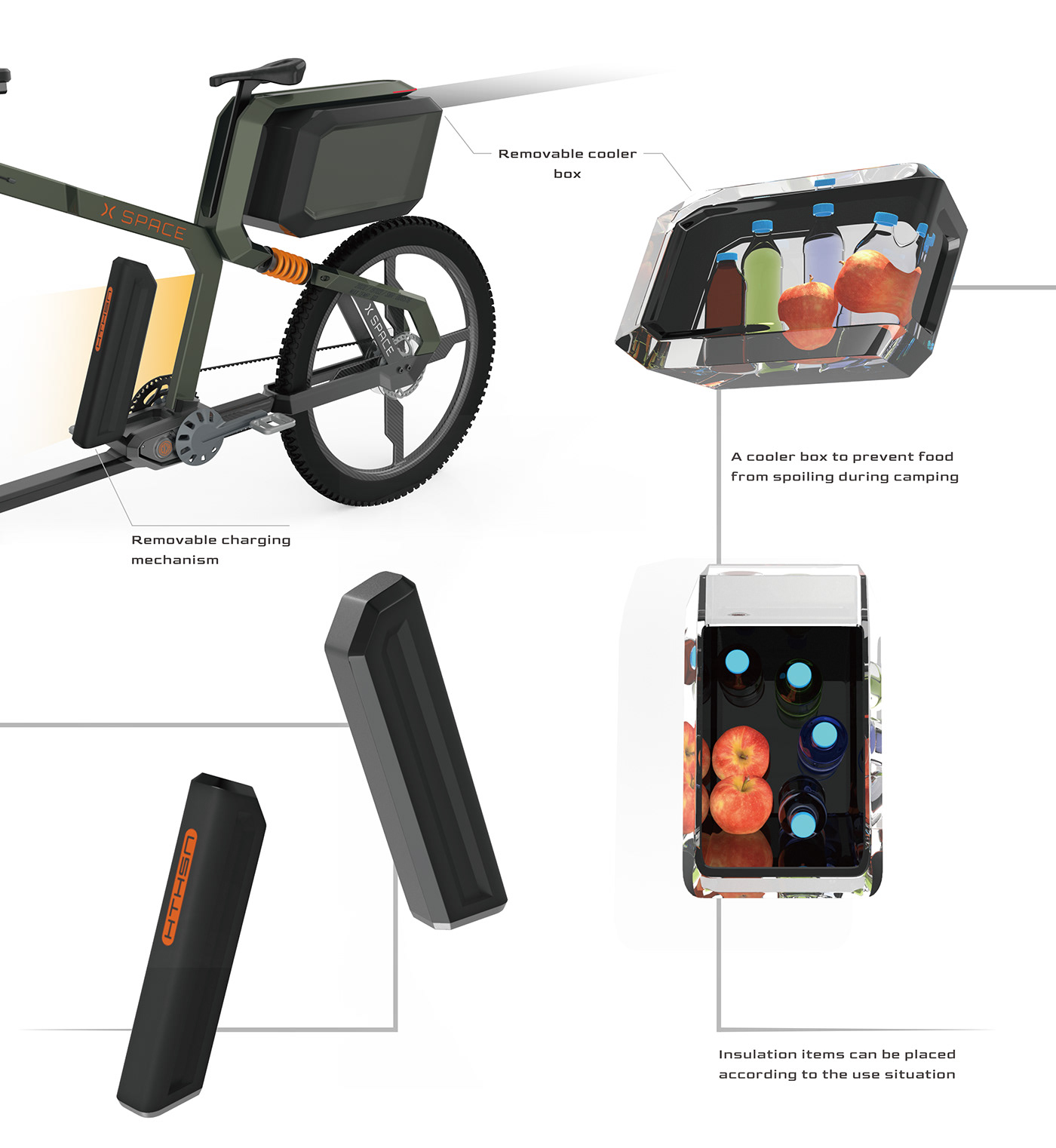 Cargo，camping，zero pollution，Large space，