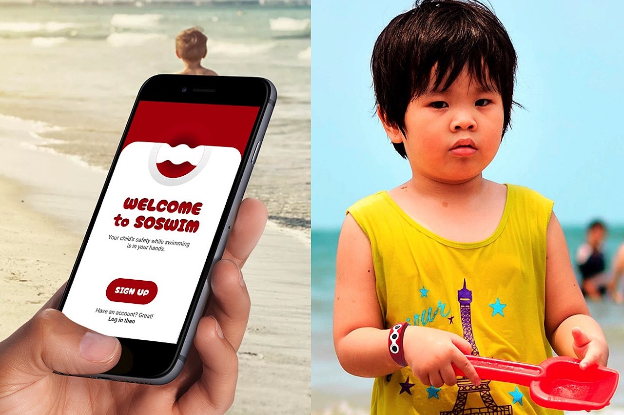 SOSWIM，product design，Child safety，Mariya Cherkasova，