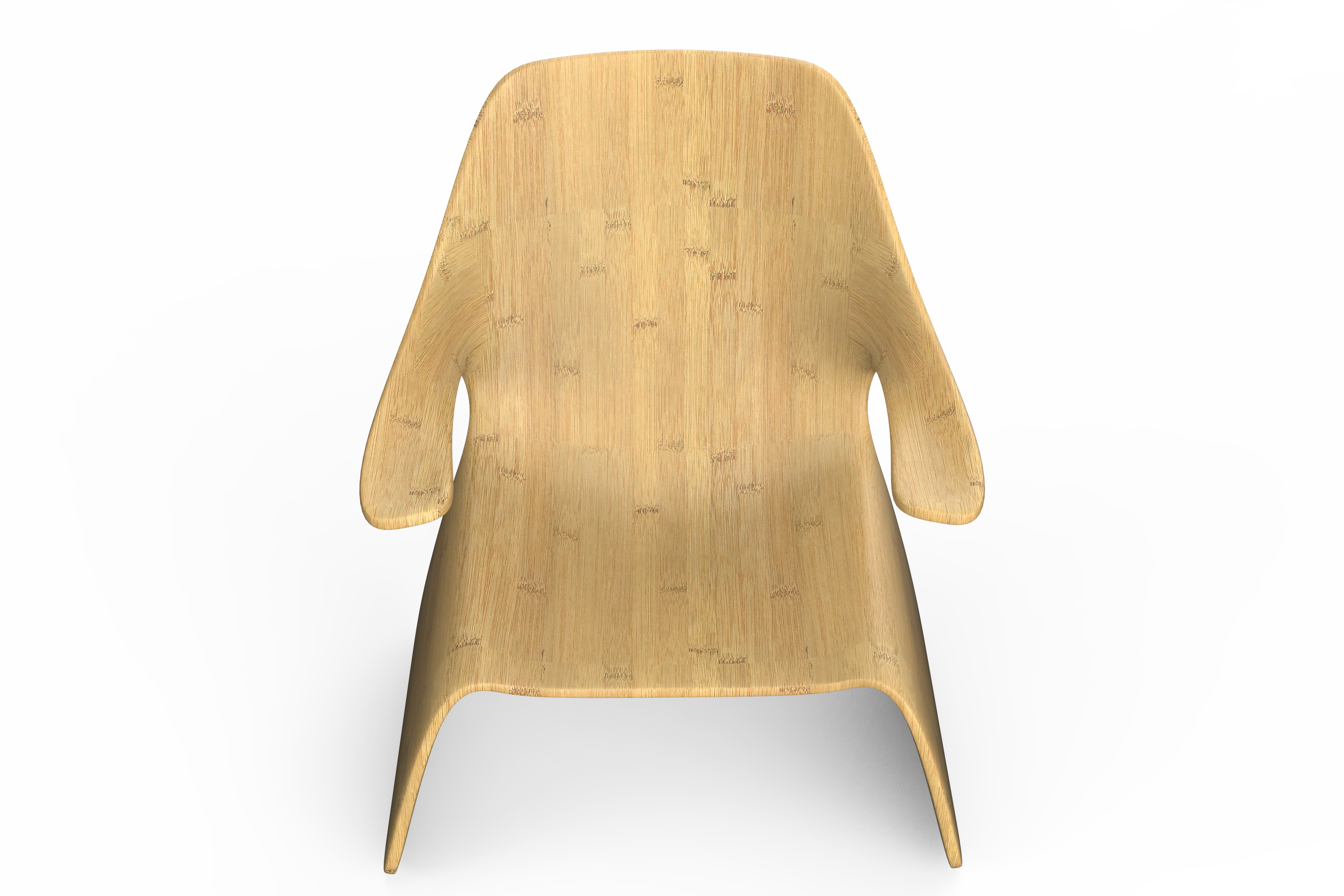 Bamboo furniture, bamboo laminated material, hot bending，