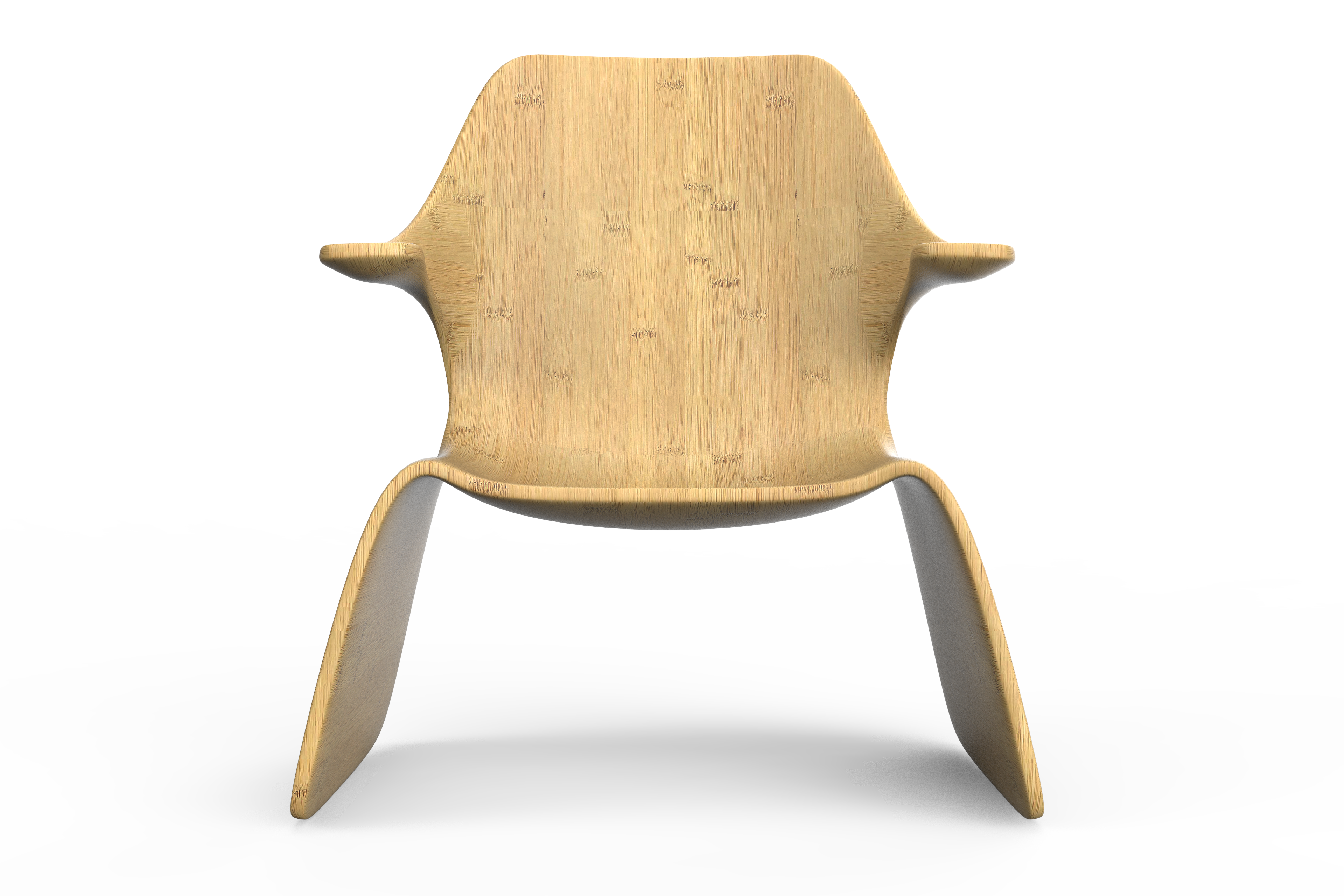 Bamboo furniture, bamboo laminated material, hot bending，