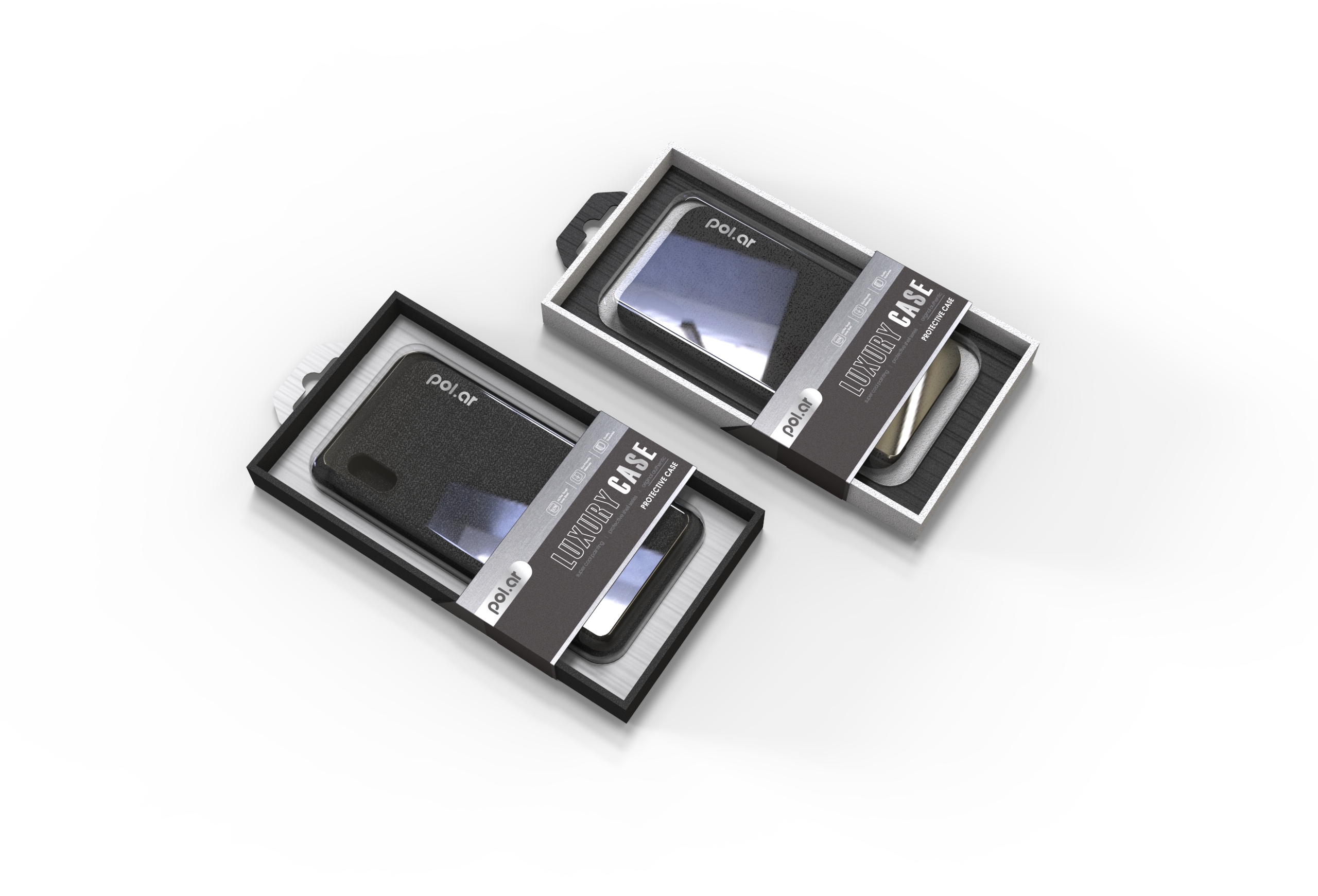 Mobile phone peripheral，Anti-fall protective shell，Mobile phone case packaging，Packaging customization，Digital packaging，3C Electronics，Consumer electronics packaging，Case，