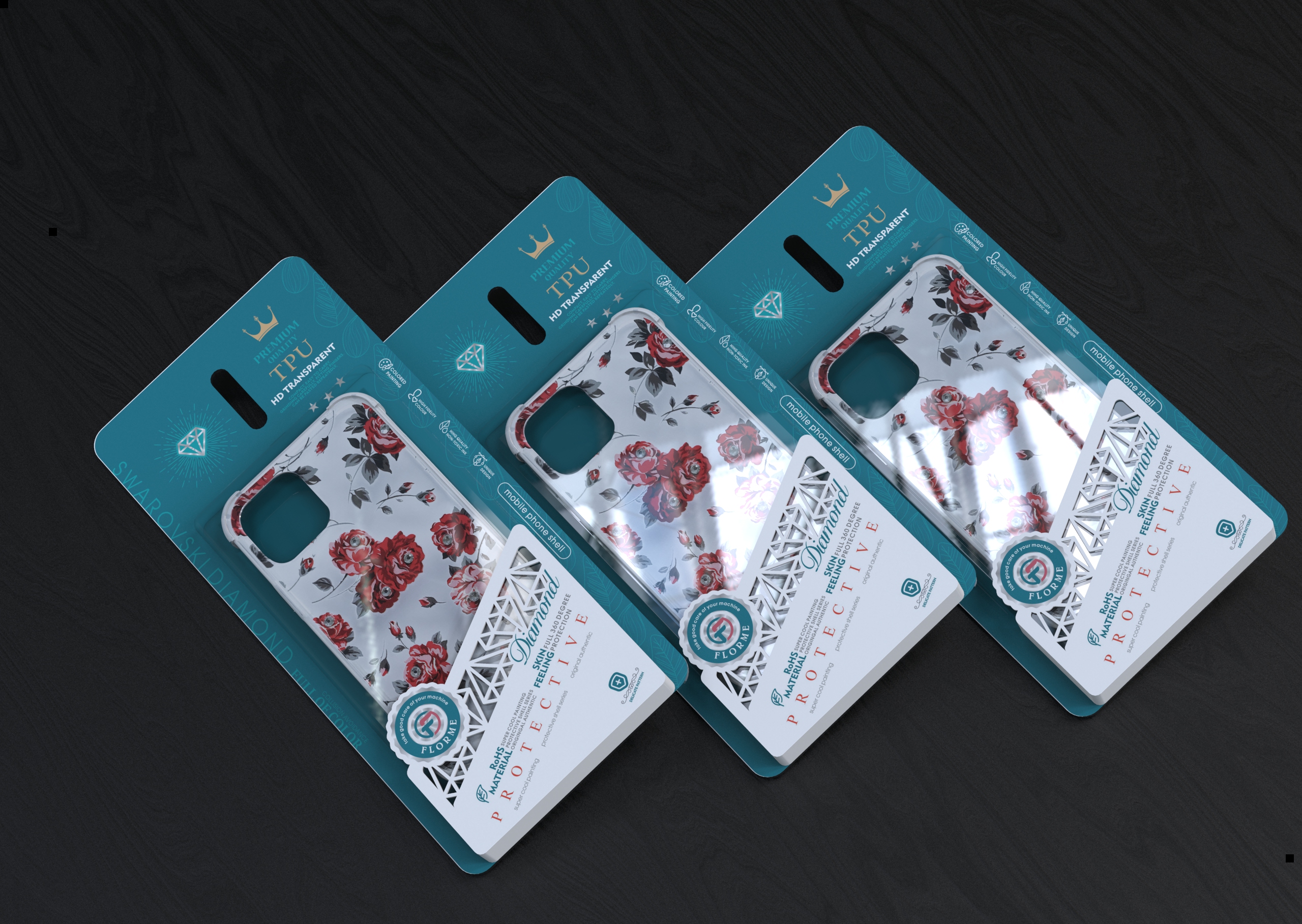 Mobile phone peripheral，Anti-fall protective shell，Mobile phone case packaging，Packaging customization，Digital packaging，3C Electronics，Consumer electronics packaging，Case，