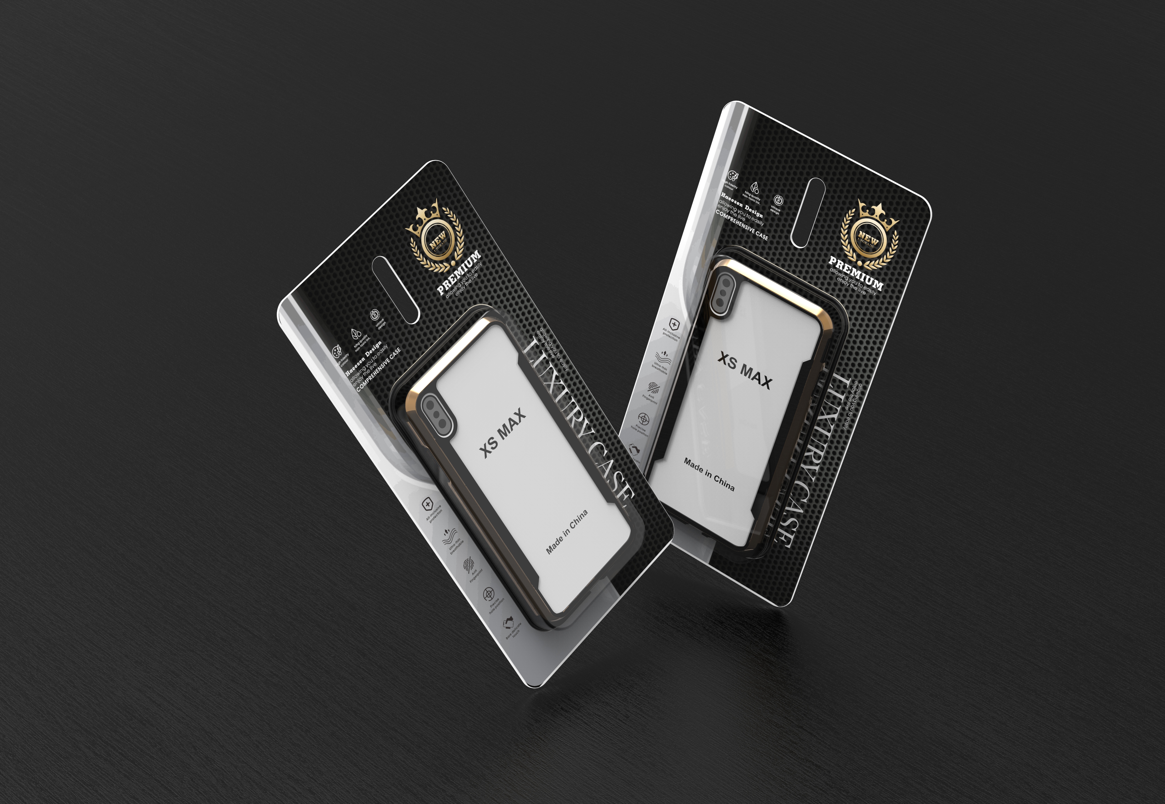 Mobile phone peripheral，Anti-fall protective shell，Mobile phone case packaging，Packaging customization，Digital packaging，3C Electronics，Consumer electronics packaging，Case，