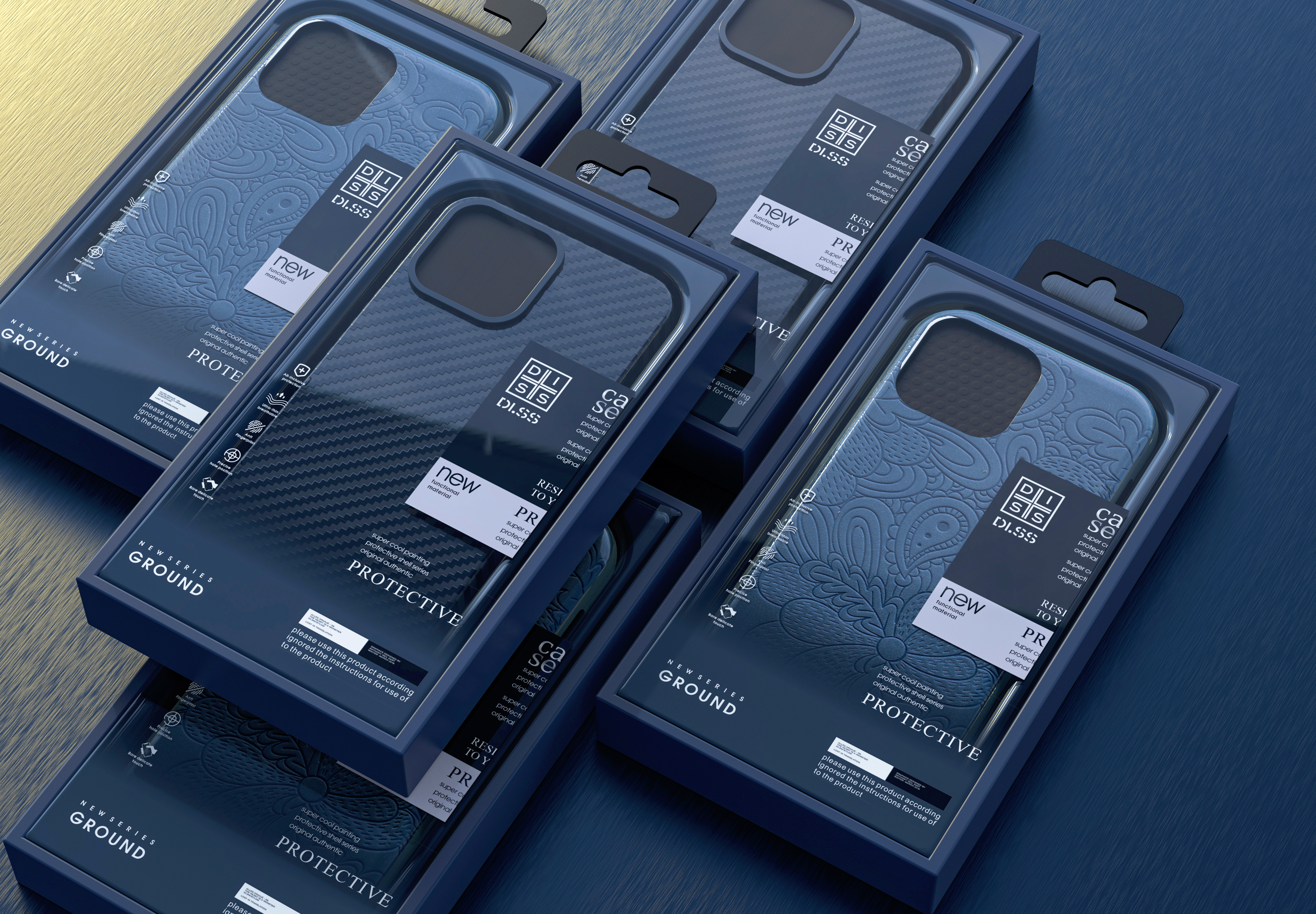 Mobile phone peripheral，Anti-fall protective shell，Mobile phone case packaging，Packaging customization，Digital packaging，3C Electronics，Consumer electronics packaging，Case，