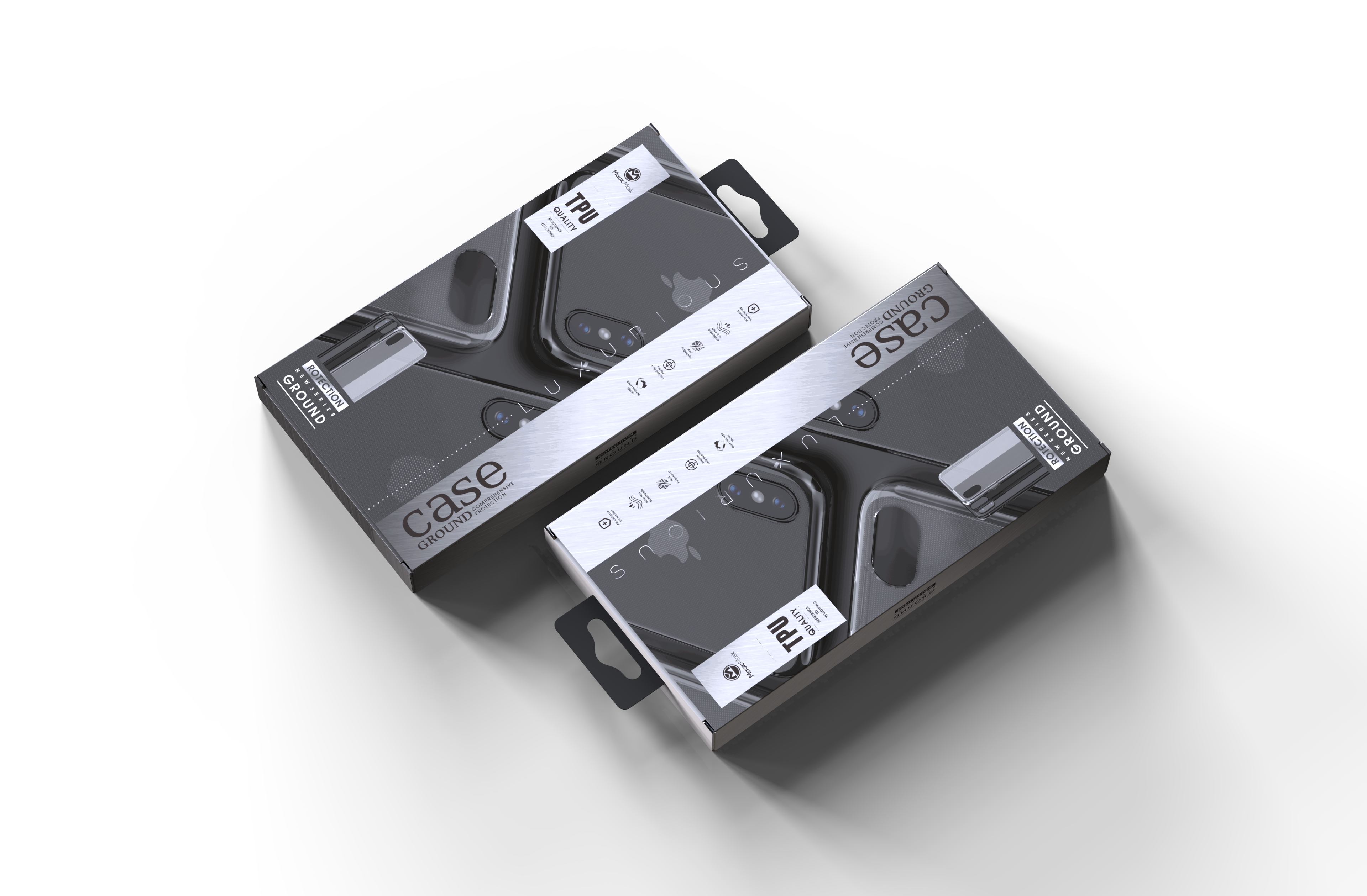 Mobile phone peripheral，Anti-fall protective shell，Mobile phone case packaging，Packaging customization，Digital packaging，3C Electronics，Consumer electronics packaging，Case，