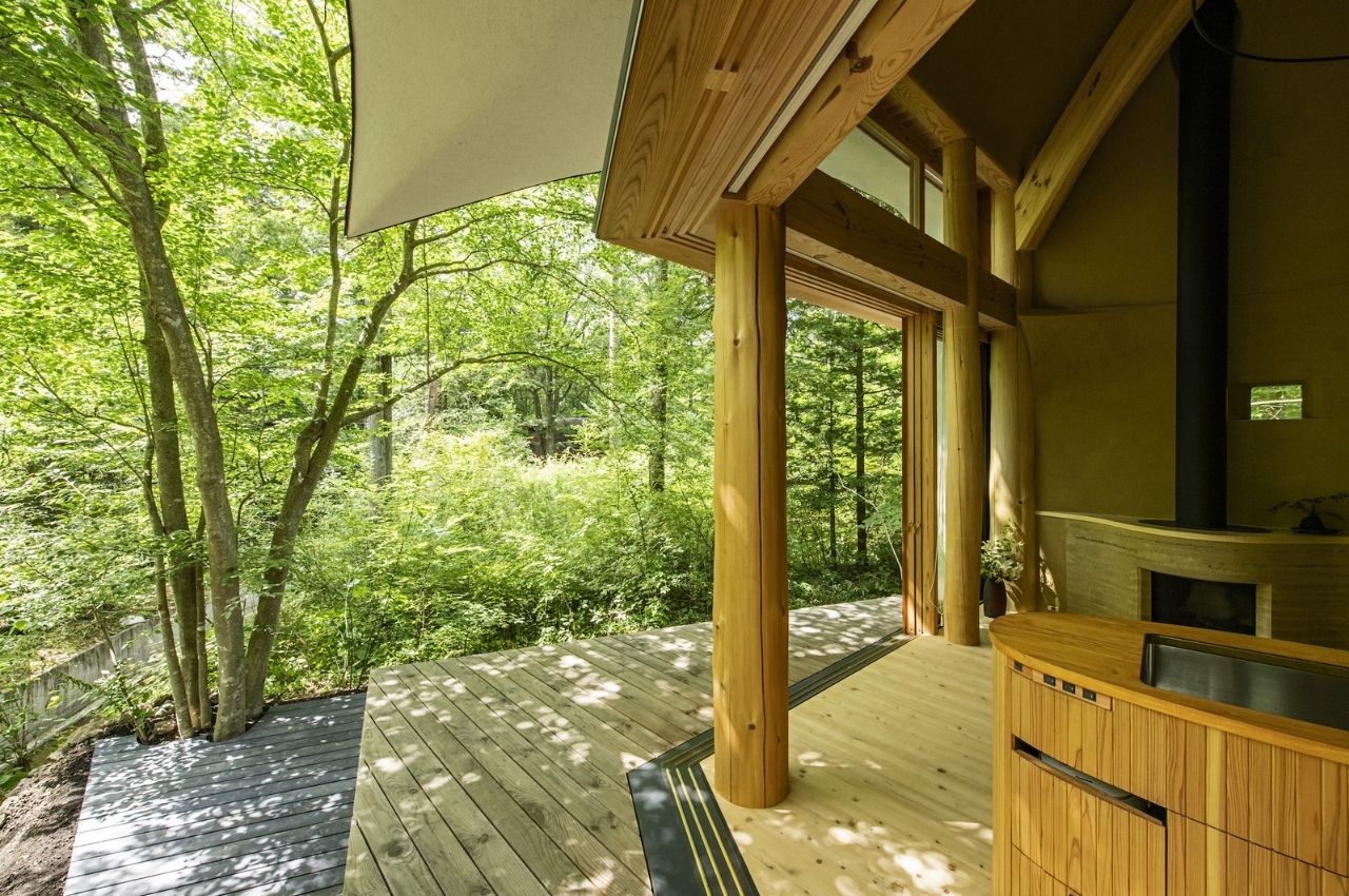 Japan，Organic cabin，cabin，Shell house，