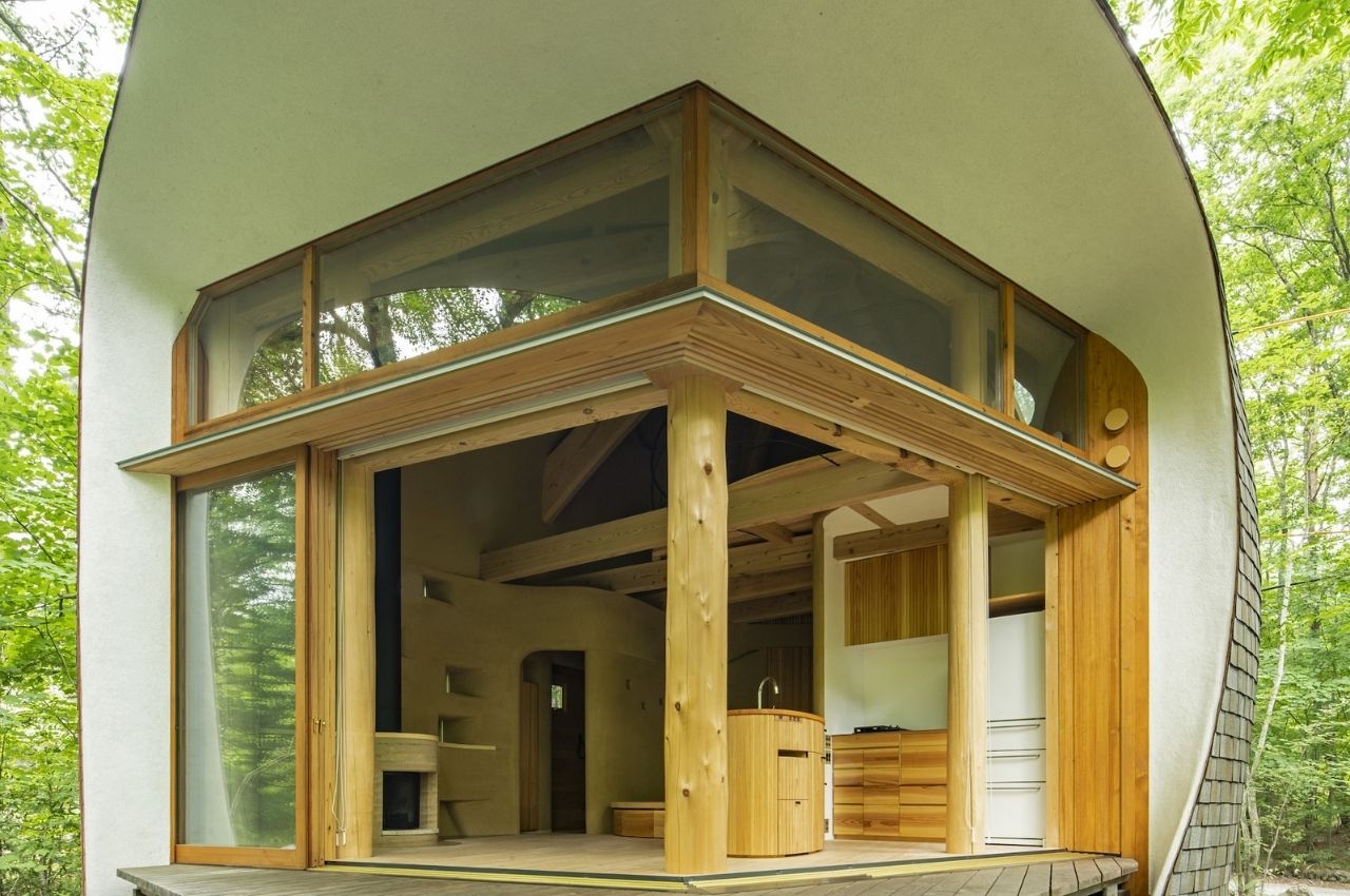 Japan，Organic cabin，cabin，Shell house，