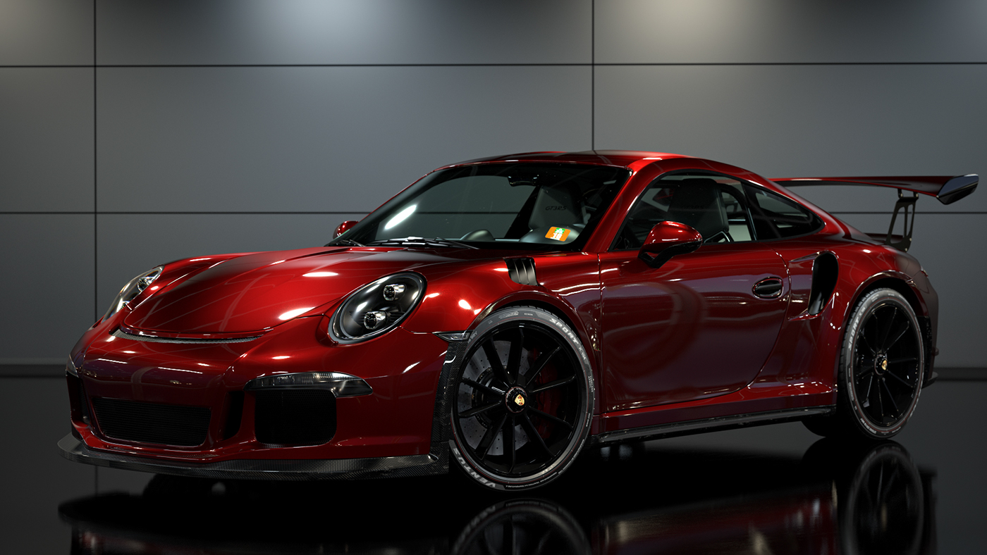 Reprint，automobile，Porsche，gules，