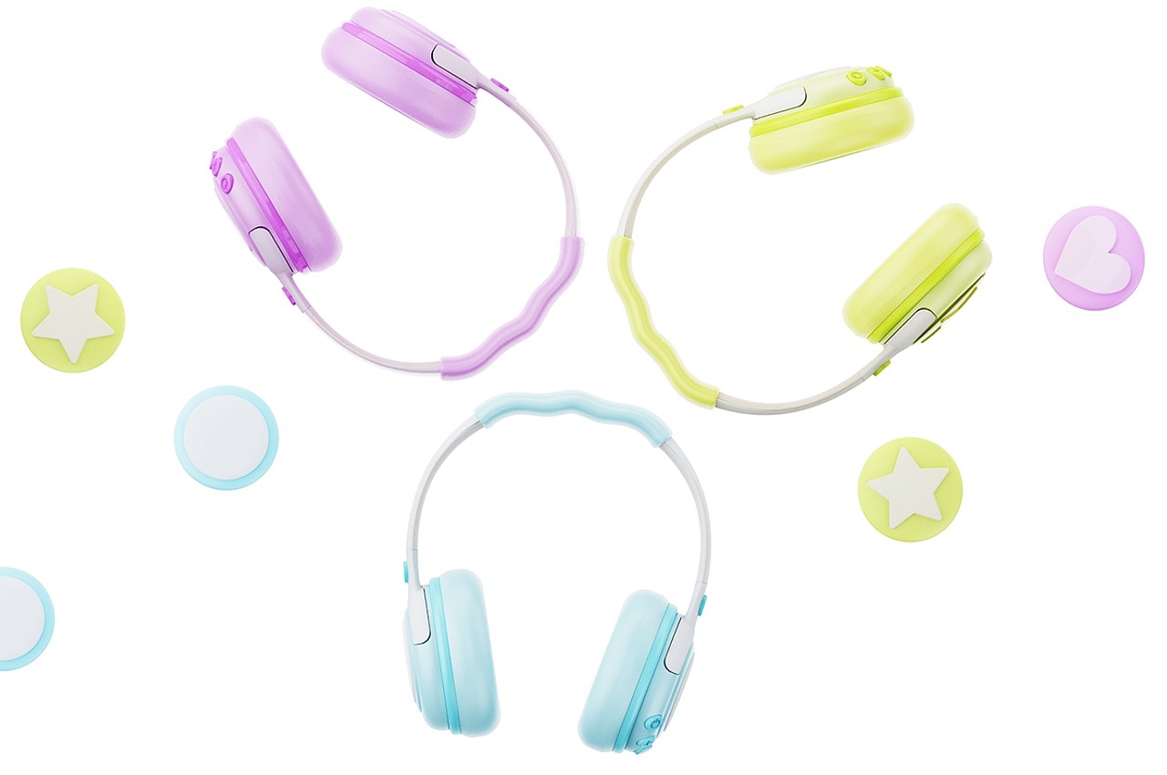 Kidear，headset，children，product design，
