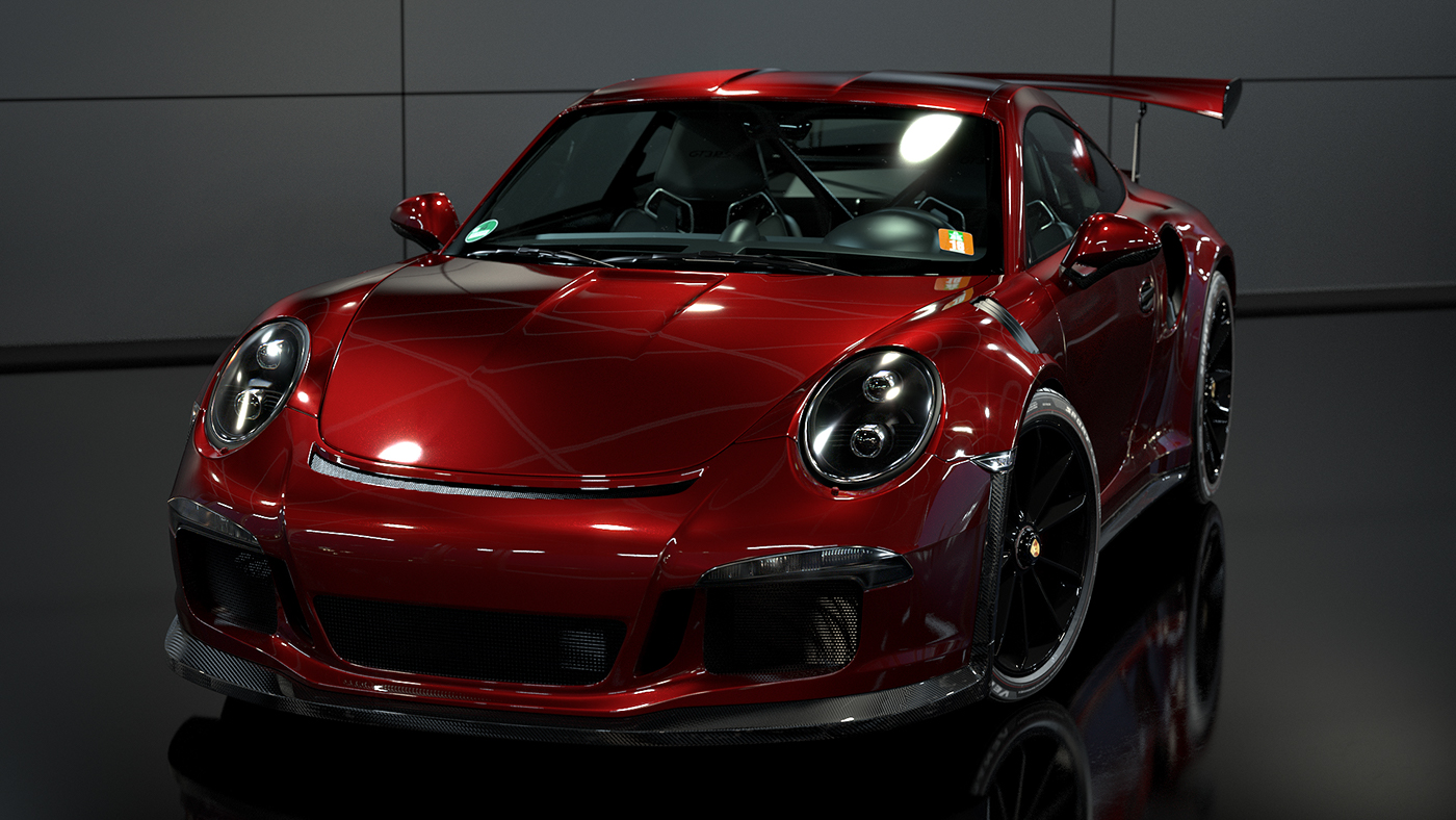 Reprint，automobile，Porsche，gules，