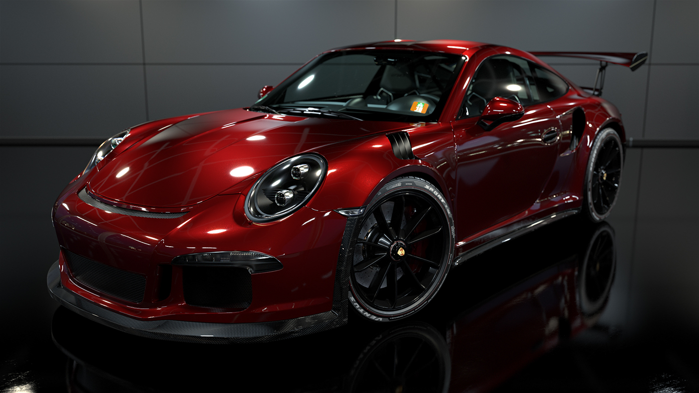 Reprint，automobile，Porsche，gules，