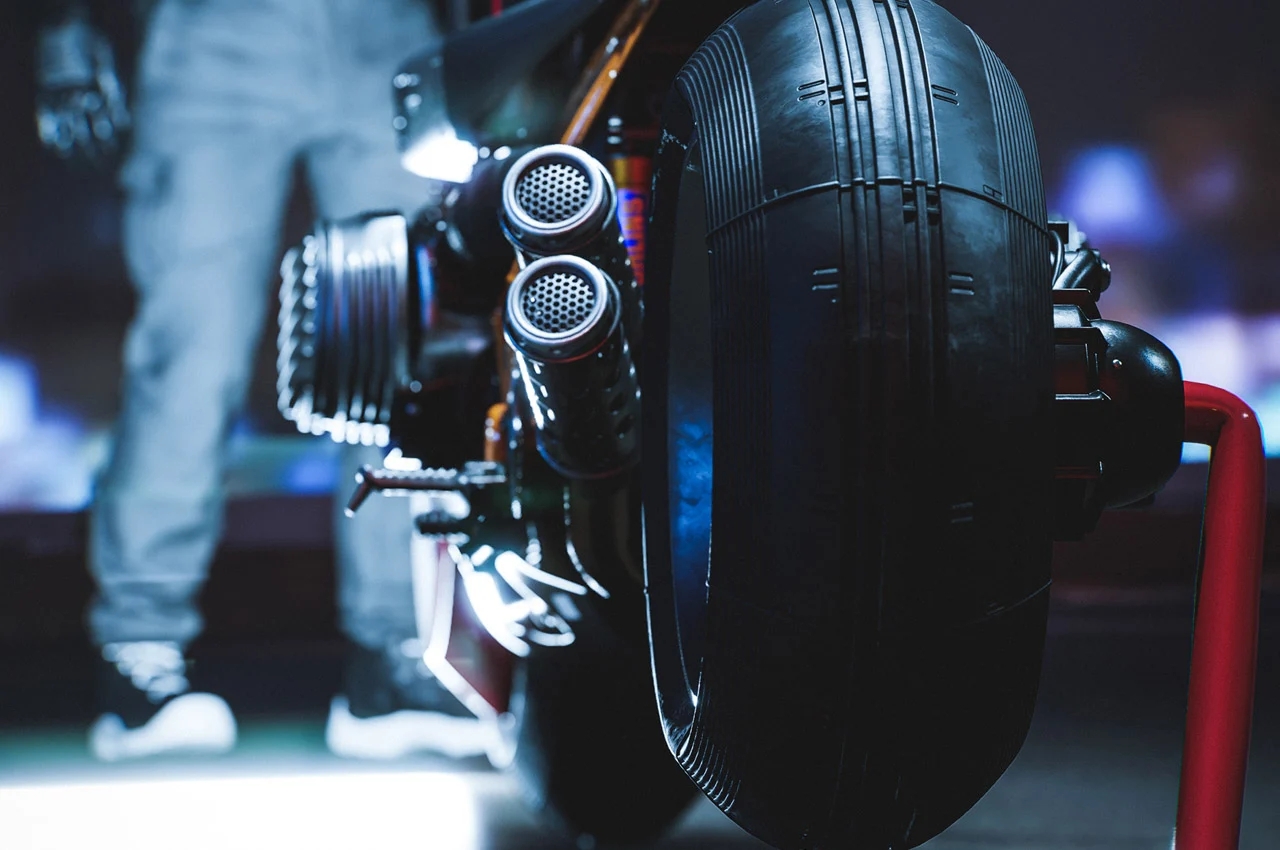 motorcycle，industrial design，Metal，R9T UE5，