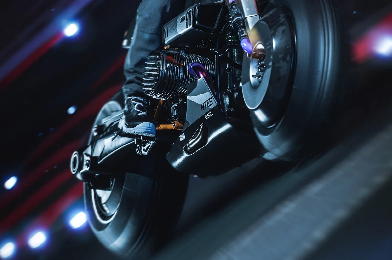 motorcycle，industrial design，Metal，R9T UE5，