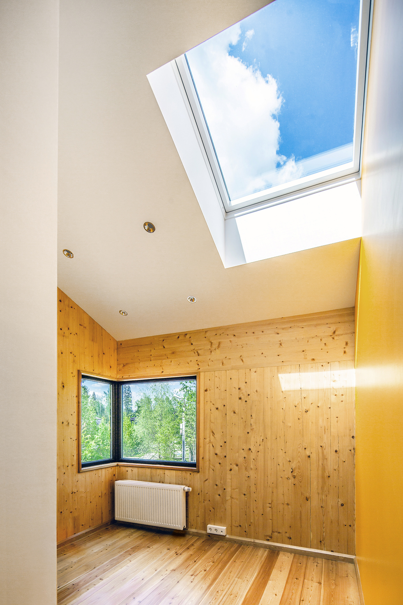 Interior design，prefabricated house，CLT，Minimalist，woodiness，Architecture，