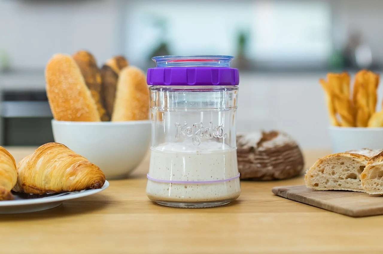 Yeast starter，jar，practical，