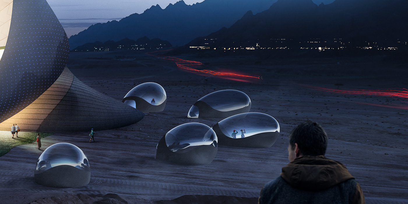 Resort，concept，Art，Future city，