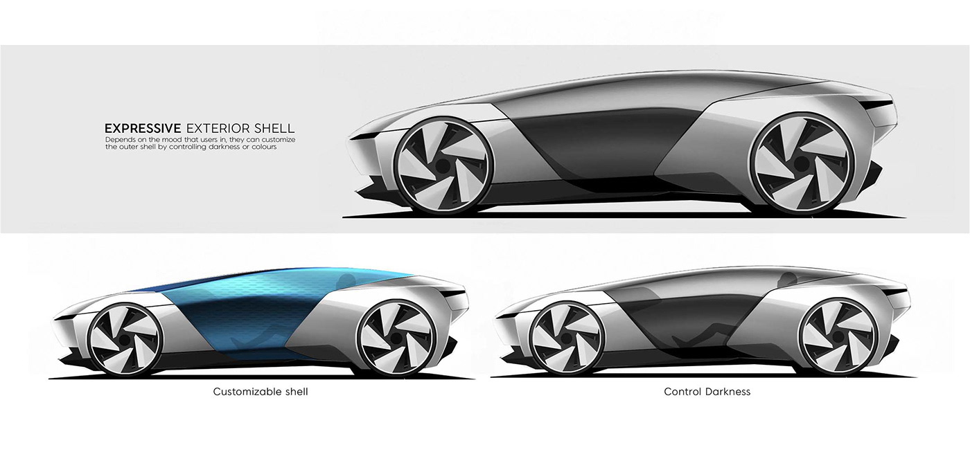 automobile，concept，Render，industrial design，paper，