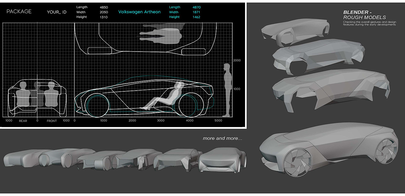 automobile，concept，Render，industrial design，paper，