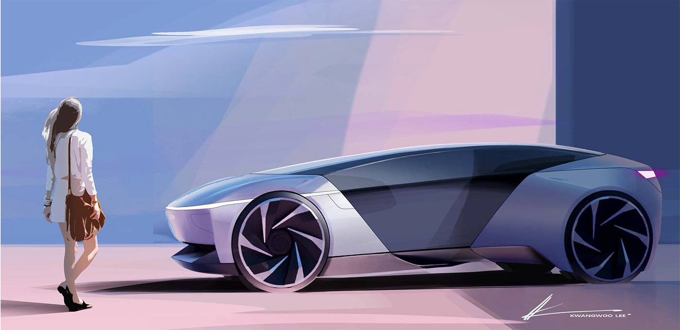 automobile，concept，Render，industrial design，paper，