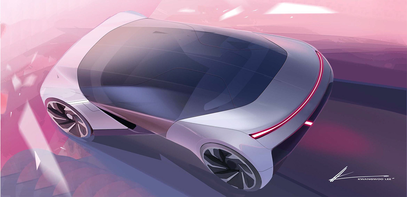 automobile，concept，Render，industrial design，paper，