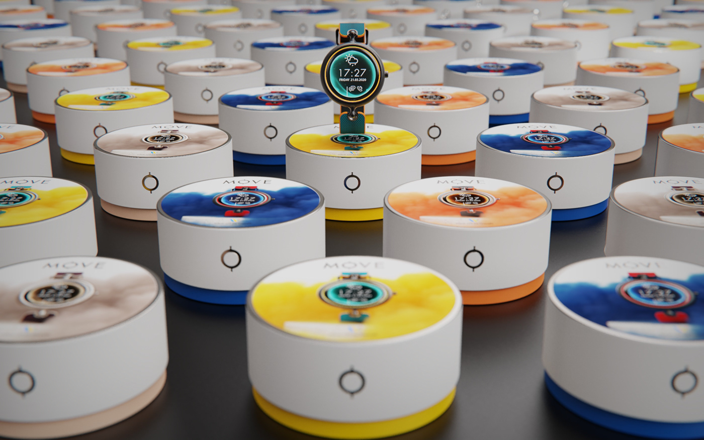 Pocket Watch，product design，cgi，Wearable ，intelligence，MOVE，