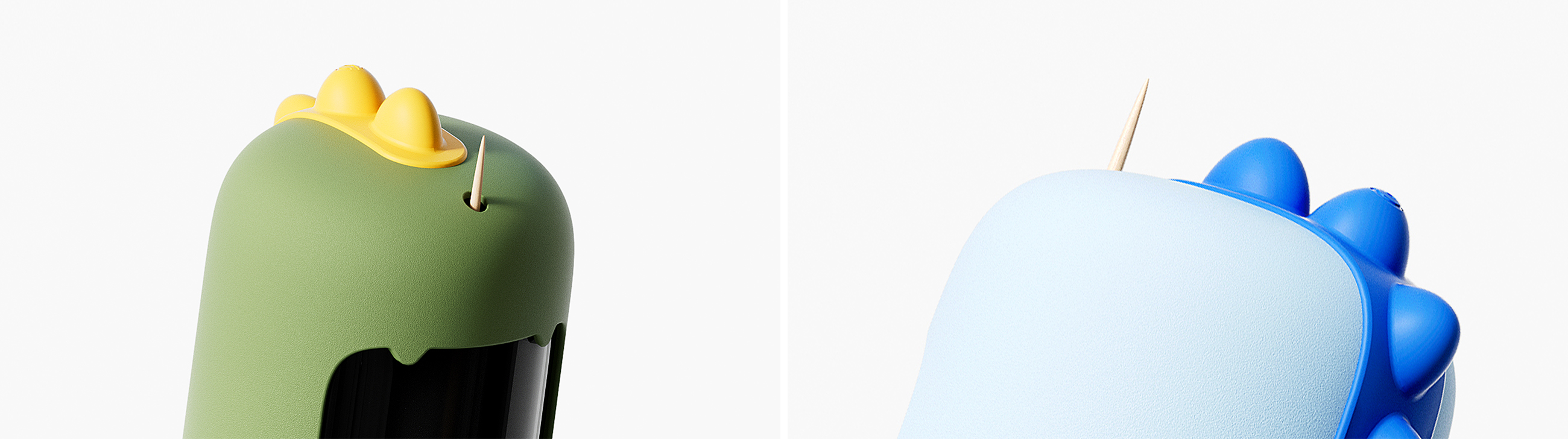 Press type toothpick barrel，Dopamine design，Household commodity design，Creative design，Object，Toothpick box，