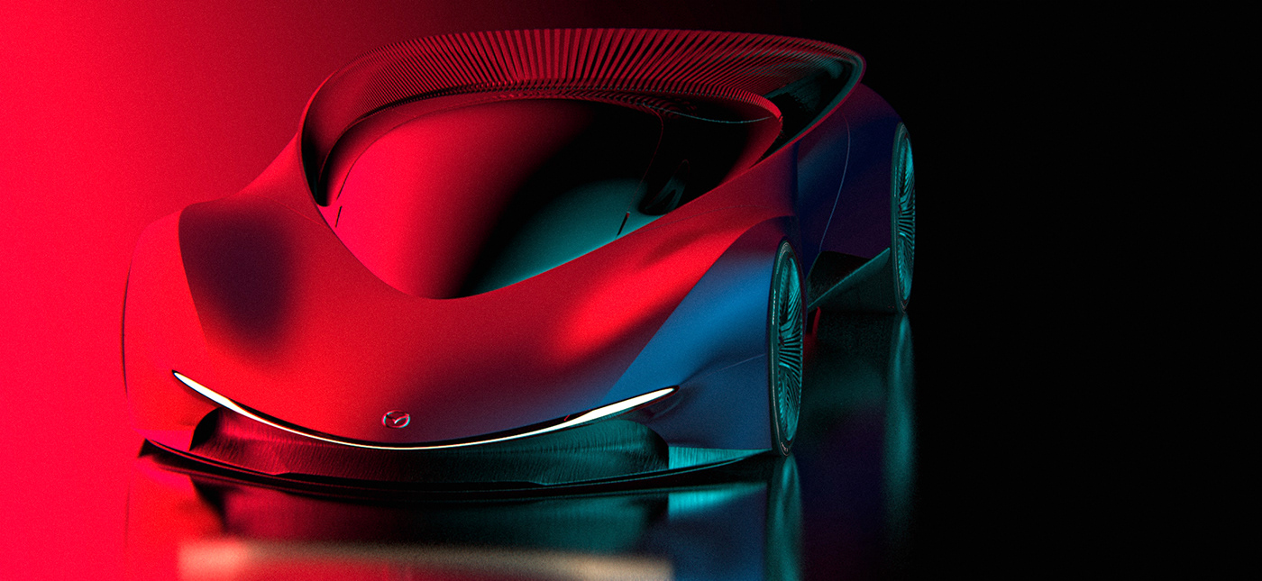 automobile，sketch，mazda，future，