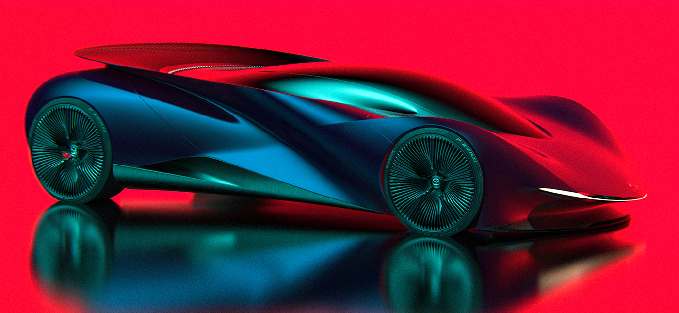 automobile，sketch，mazda，future，