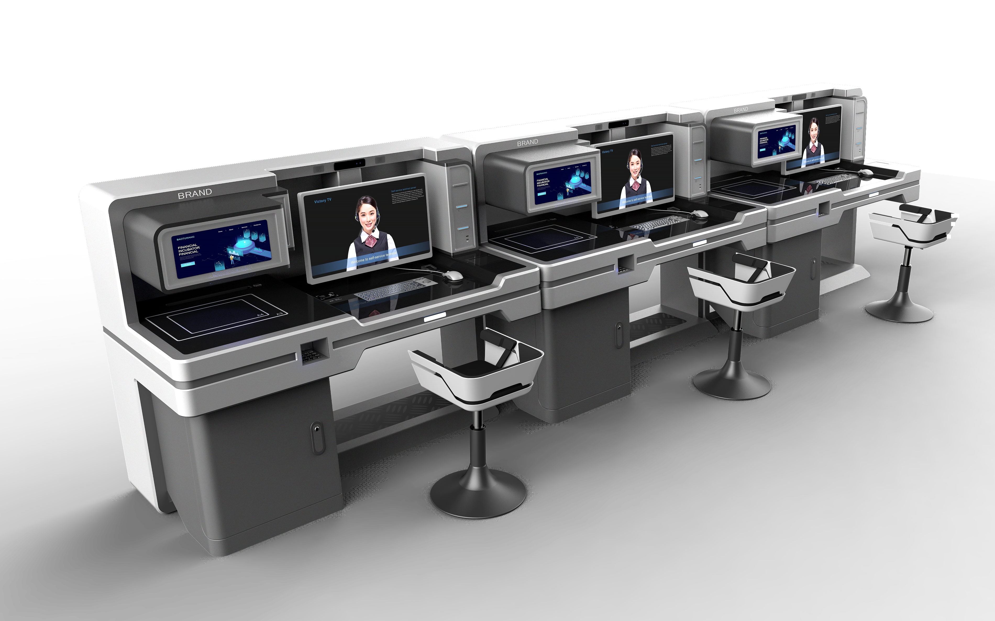 Self-service All-in-One Machine for Government Service，