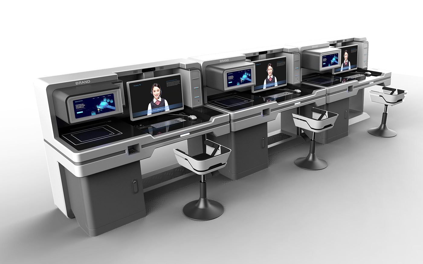 Self-service All-in-One Machine for Government Service，