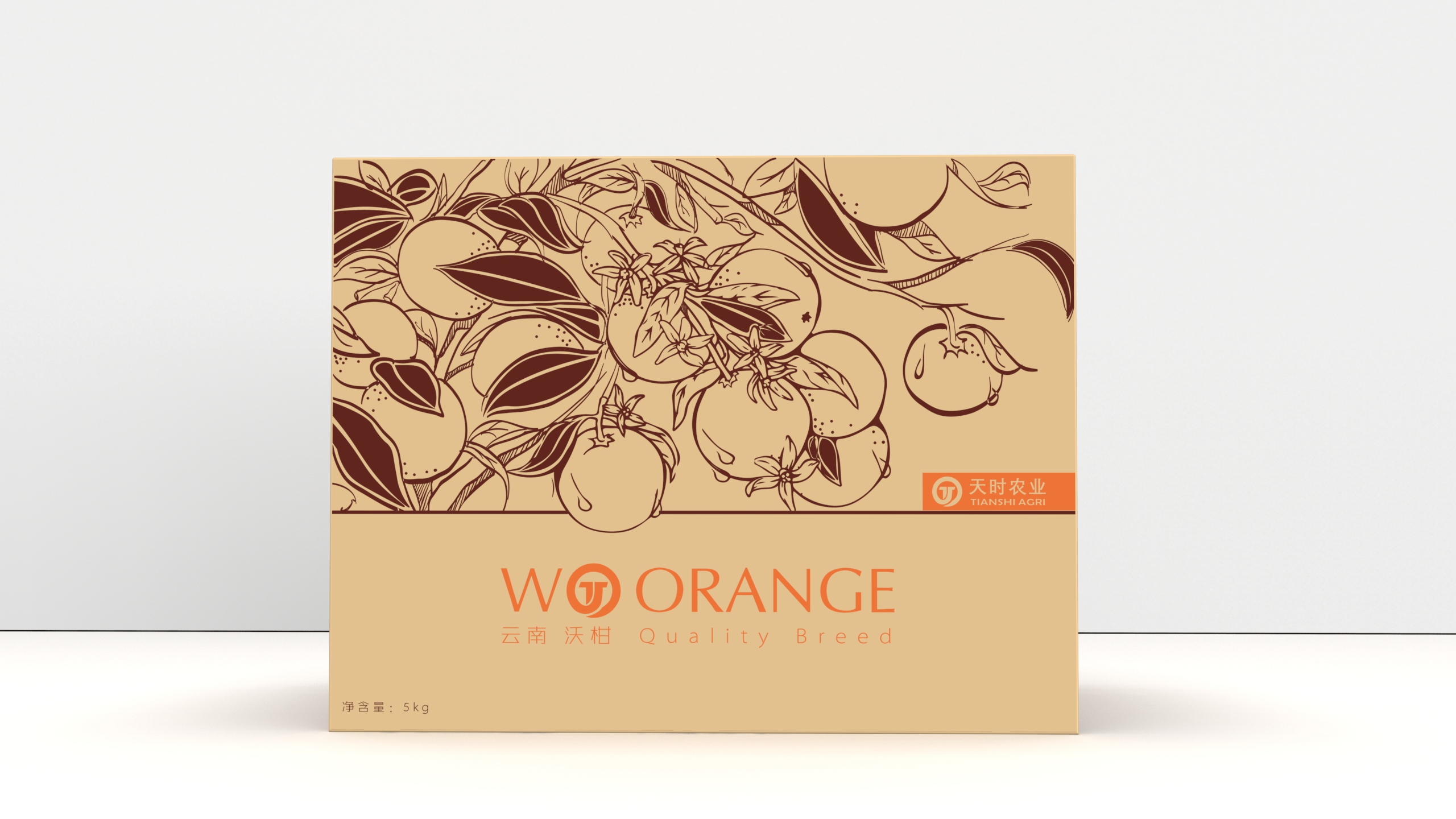 Original Hand-painted Packaging Design，