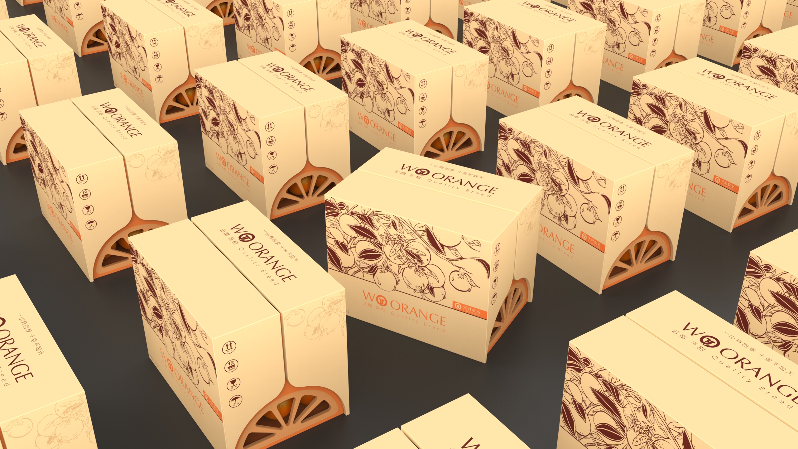 Original Hand-painted Packaging Design，