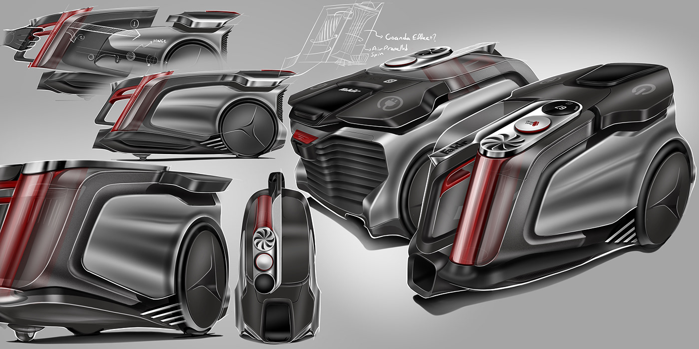 Hand drawn，Vacuum cleaner，Washing machine，